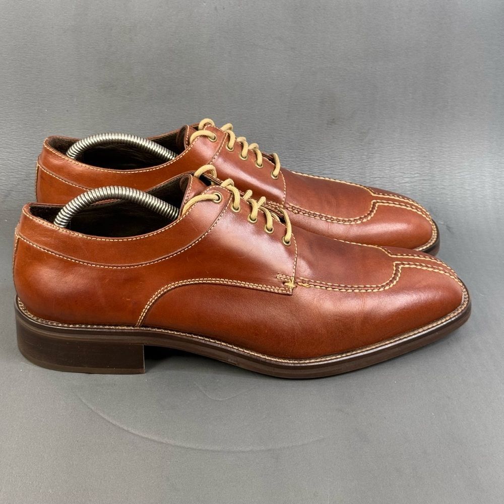 Cole Haan Men's Brown Leather Derby Oxfords